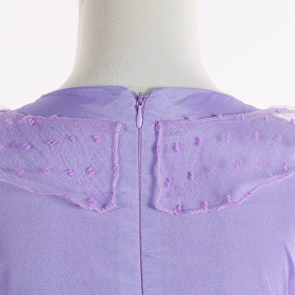 Yipkorra Encanto Mirabel Costume For Girls, Little Kid Cosplay Isabella Outfit Princess Halloween Dress Up With Earrings (Isabel