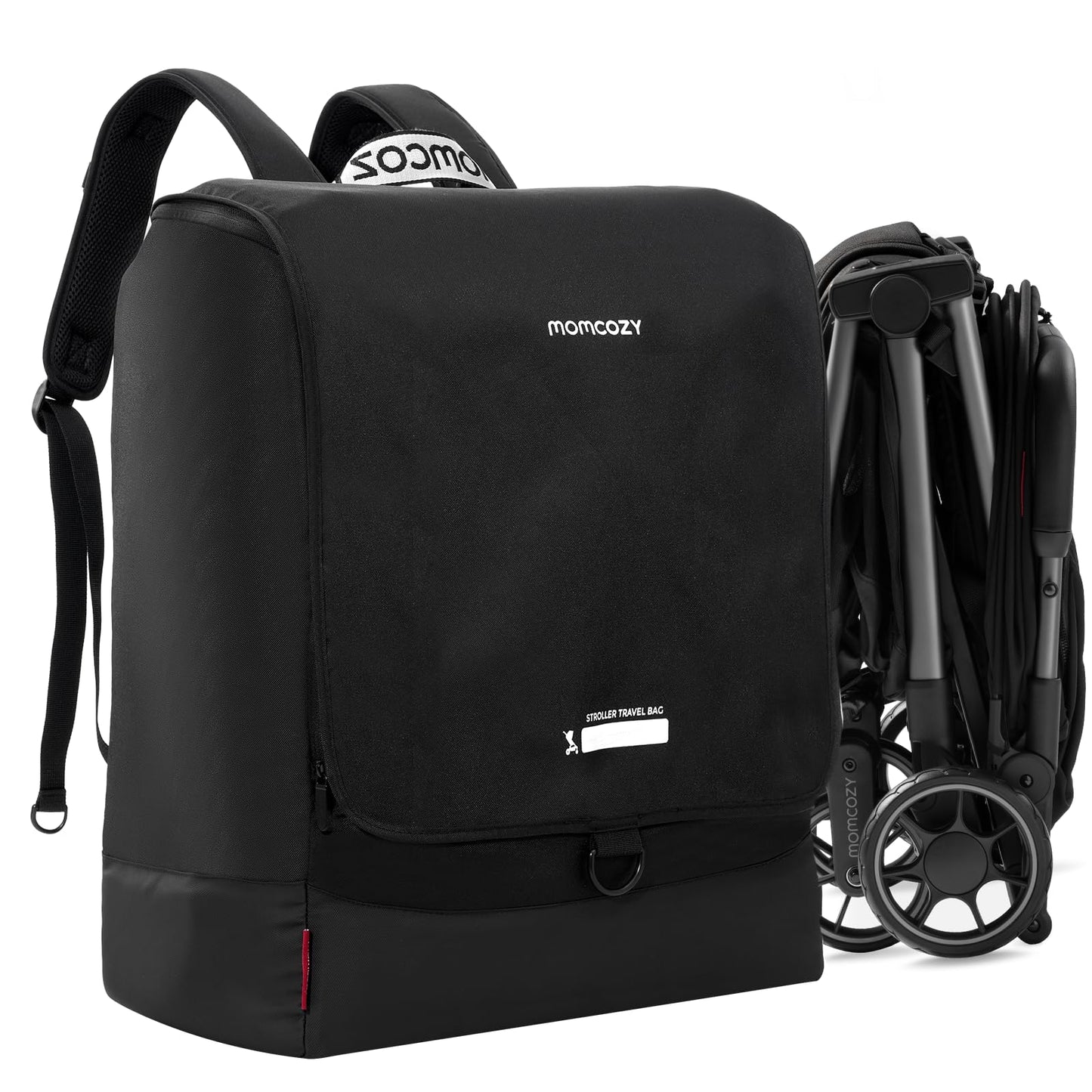 Momcozy Stroller Travel Bag for Airplane | Suit ClickGo Stroller | Compatible with Strollers Folded Dimensions of 22.1 X 17.3 X 