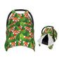 Muishi Happy Red Pandas Baby Car Seat Canopy Nursing Cover for Newborn Car Seat Breastfeeding Covers Blanket Newborn Shower Gift