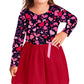 Toddlers Valentines Day Dress Heart Love Print Red Tulle Tutu Dresses 2-3T