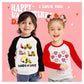 Tkria Baby Girl Shirt For Valentine Day Love Heart Printed Raglan Sleeve Love Heart Graphic Tshirts Toddler Outfits 2T