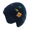 POXIMI Baby Boy Winter Hat Toddler Warm Beanie Girl Knit Hats with Earflap Kid Cute Earmuffs (D-Navy, 6-24 Months)