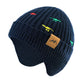 Poximi Baby Boy Winter Hat Toddler Warm Beanie Girl Knit Hats With Earflap Kid Cute Earmuffs (D-Navy, 0-6Months)