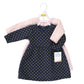 Hudson Baby Girls' Cotton Dresses, Metallic Navy Pink, 12-18 Months