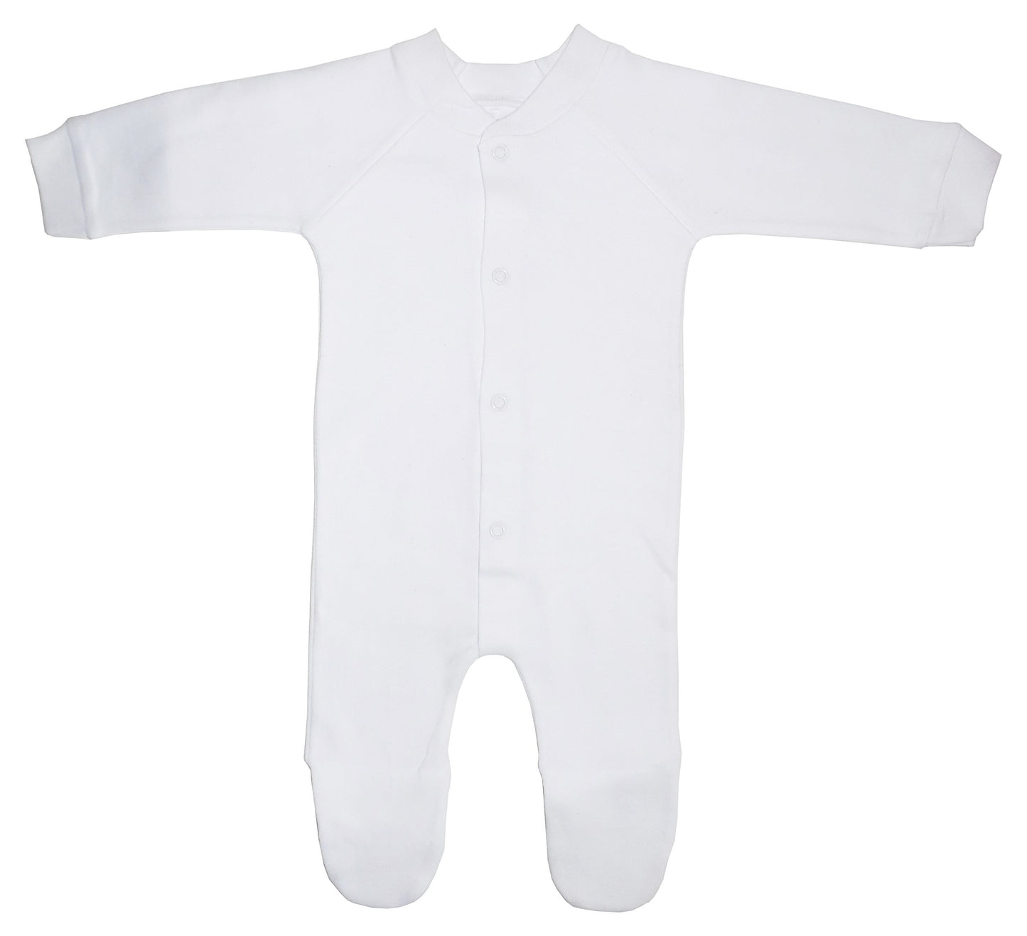 Bambini Interlock White Closed-Toe Sleep & Play - Large