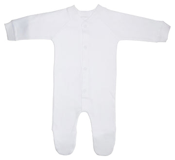 Bambini Interlock White Closed-Toe Sleep & Play - Large