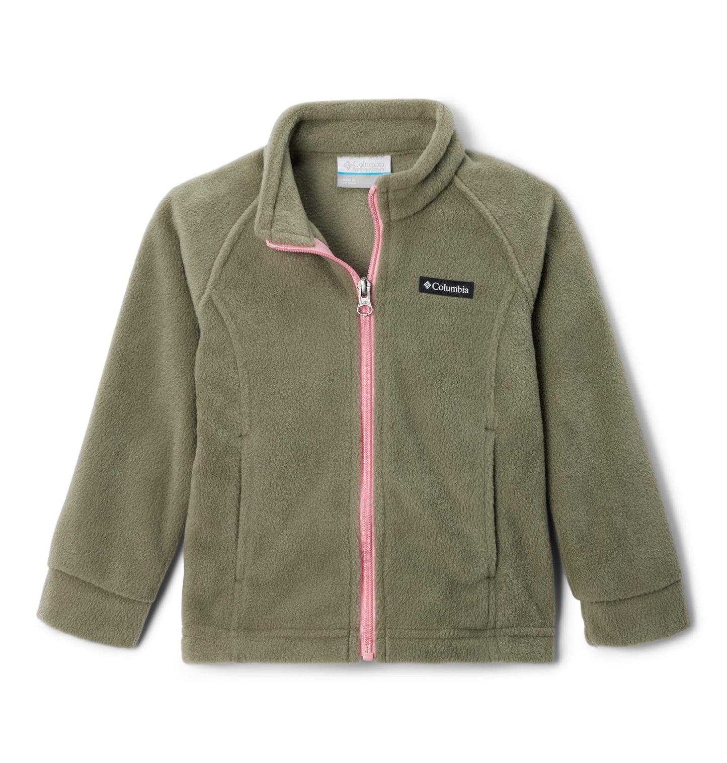 Columbia Baby Benton Springs Fleece, Stone Green/Pink Orchid, 3/6
