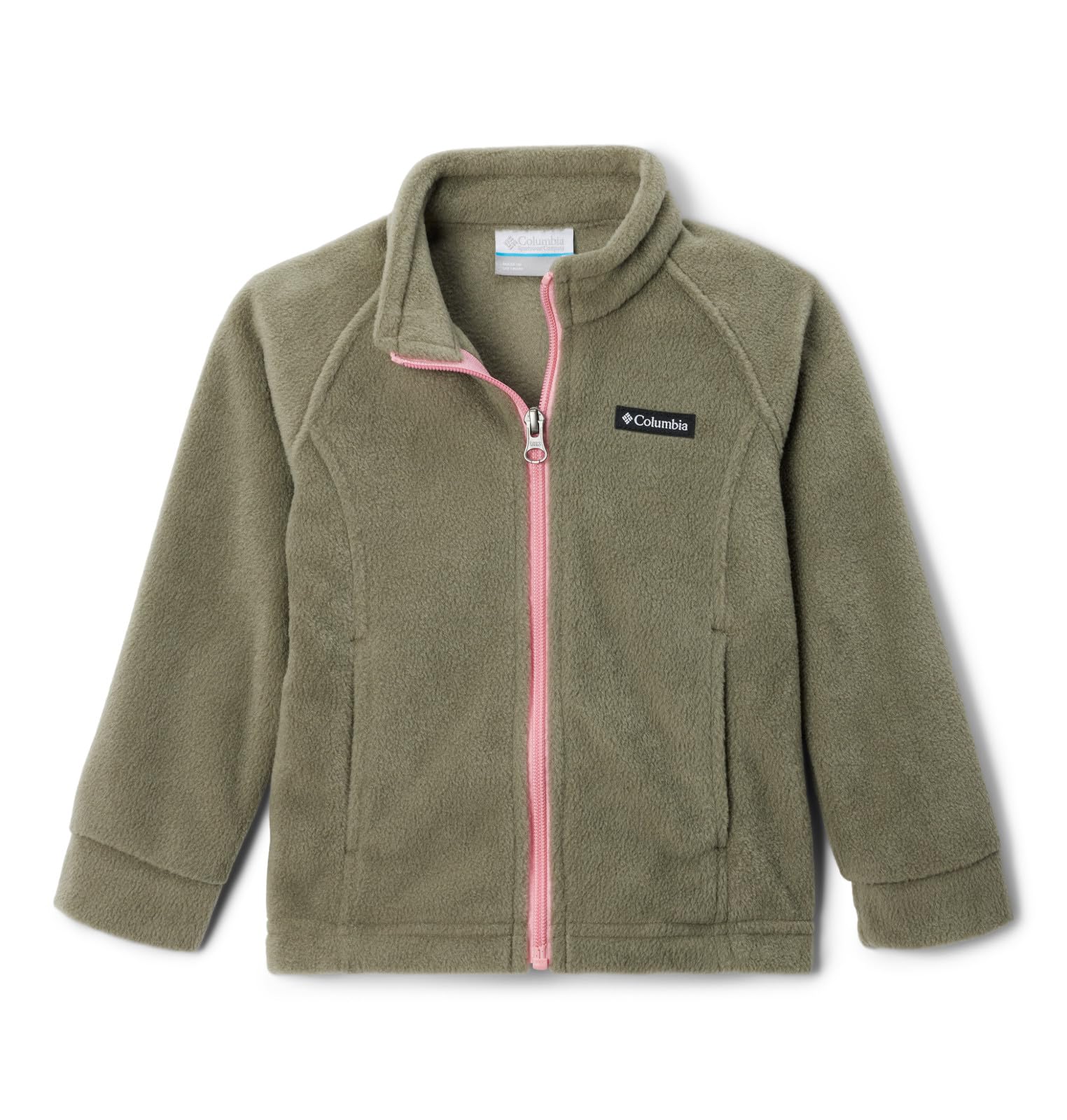 Columbia Baby Benton Springs Fleece, Stone Green/Pink Orchid, 3/6