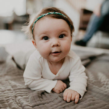 Parker Baby Girl Braided Headbands, Assorted 10 Pack Of Hair Accessories For Girls -'Wildflower Set'