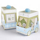 Baby Aspen Three Piece Layette Set In Golf Cart Package, Green/White, 0-6 Mos.