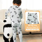 Babee Reshinee Bamboo Viscose Toddler Animal Pajamas Boys Girls Kids Baby 2Pcs Long-Sleeve Pyjamas Set 4-5T Snug Fit Sleepwear P