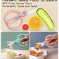 Artenny Ceramic Baby Food Scissors Kids With Travel Case, Toddler Scissors With Safety Lock, Ideal For Pizza, Meats, Noodles, Ve