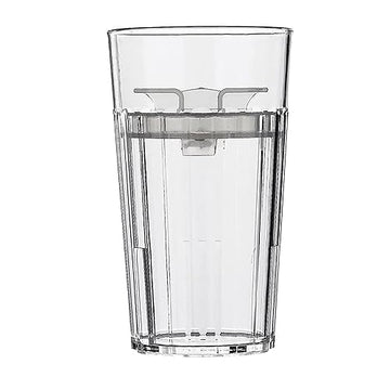 Reflo Smart Cup (Clear 1-Pack) Open Training Cup, Toddler Cup, No Suction 6Oz, 360 Control-Flow, Usa Made Premium High-Impact Pl