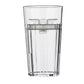 Reflo Smart Cup (Clear 1-Pack) Open Training Cup, Toddler Cup, No Suction 6Oz, 360 Control-Flow, Usa Made Premium High-Impact Pl