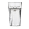 Reflo Smart Cup (Clear 1-Pack) Open Training Cup, Toddler Cup, No Suction 6Oz, 360 Control-Flow, Usa Made Premium High-Impact Pl