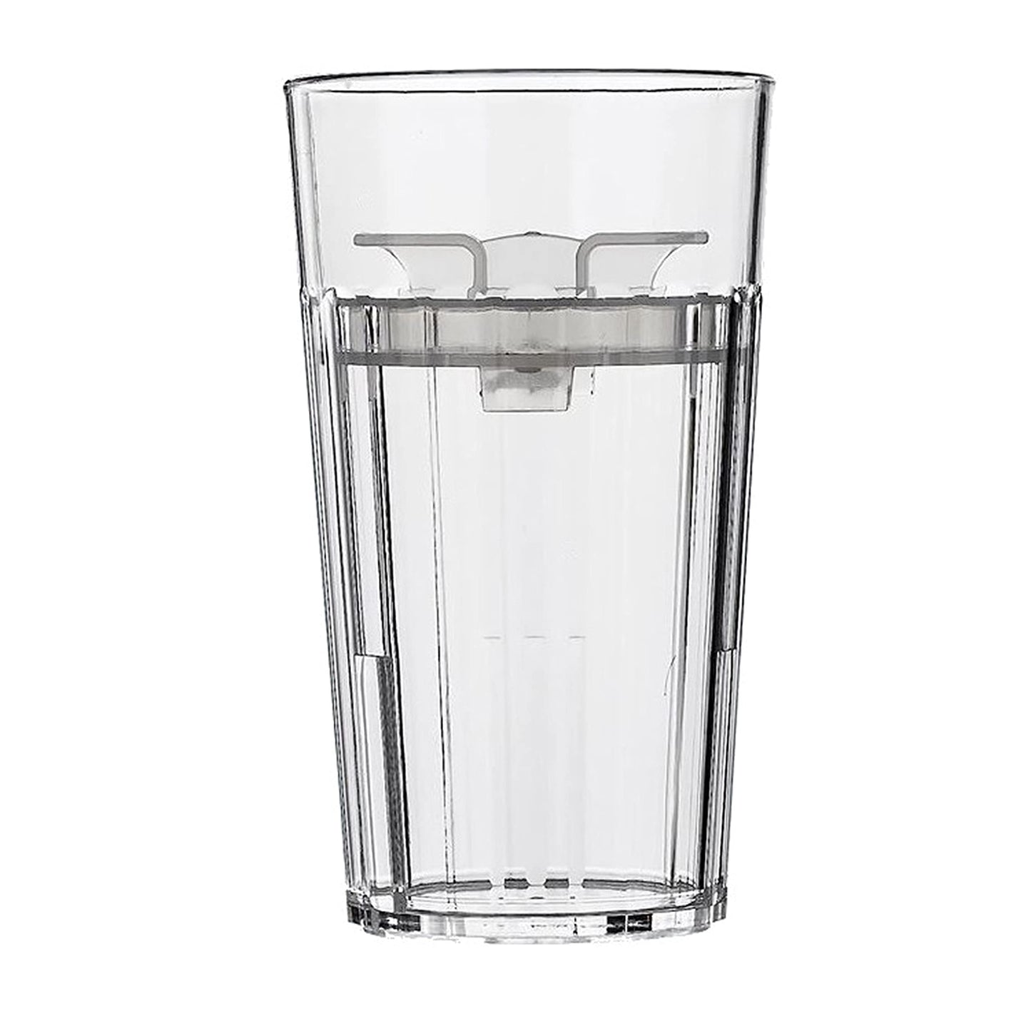 Reflo Smart Cup (Clear 1-Pack) Open Training Cup, Toddler Cup, No Suction 6Oz, 360 Control-Flow, Usa Made Premium High-Impact Pl