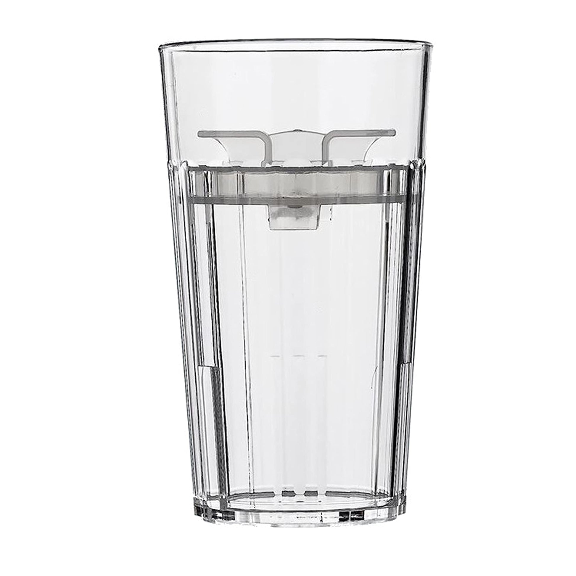 Reflo Smart Cup (Clear 1-Pack) Open Training Cup, Toddler Cup, No Suction 6Oz, 360 Control-Flow, Usa Made Premium High-Impact Pl