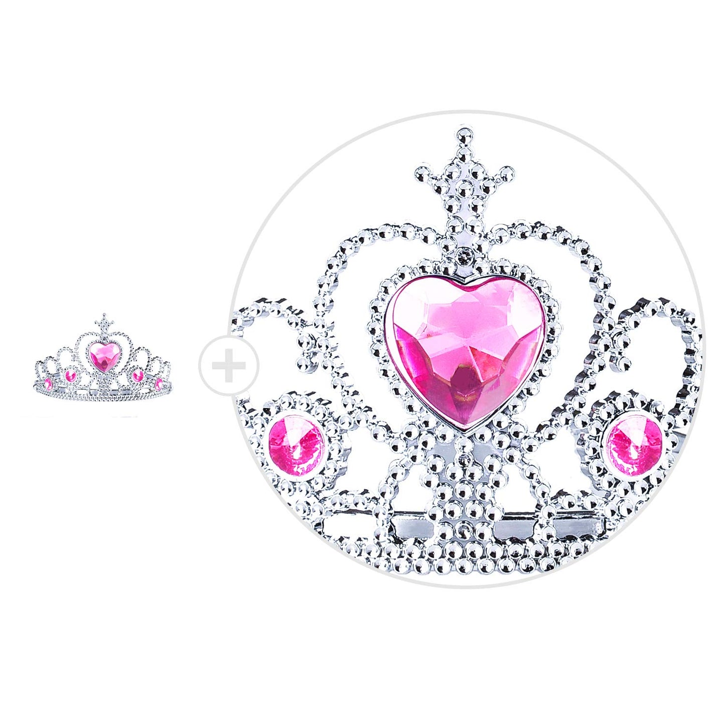 Cmiko Princess Aurora Peach Costume Accessories Set For Toddler Girls Dress Up Birthday Party