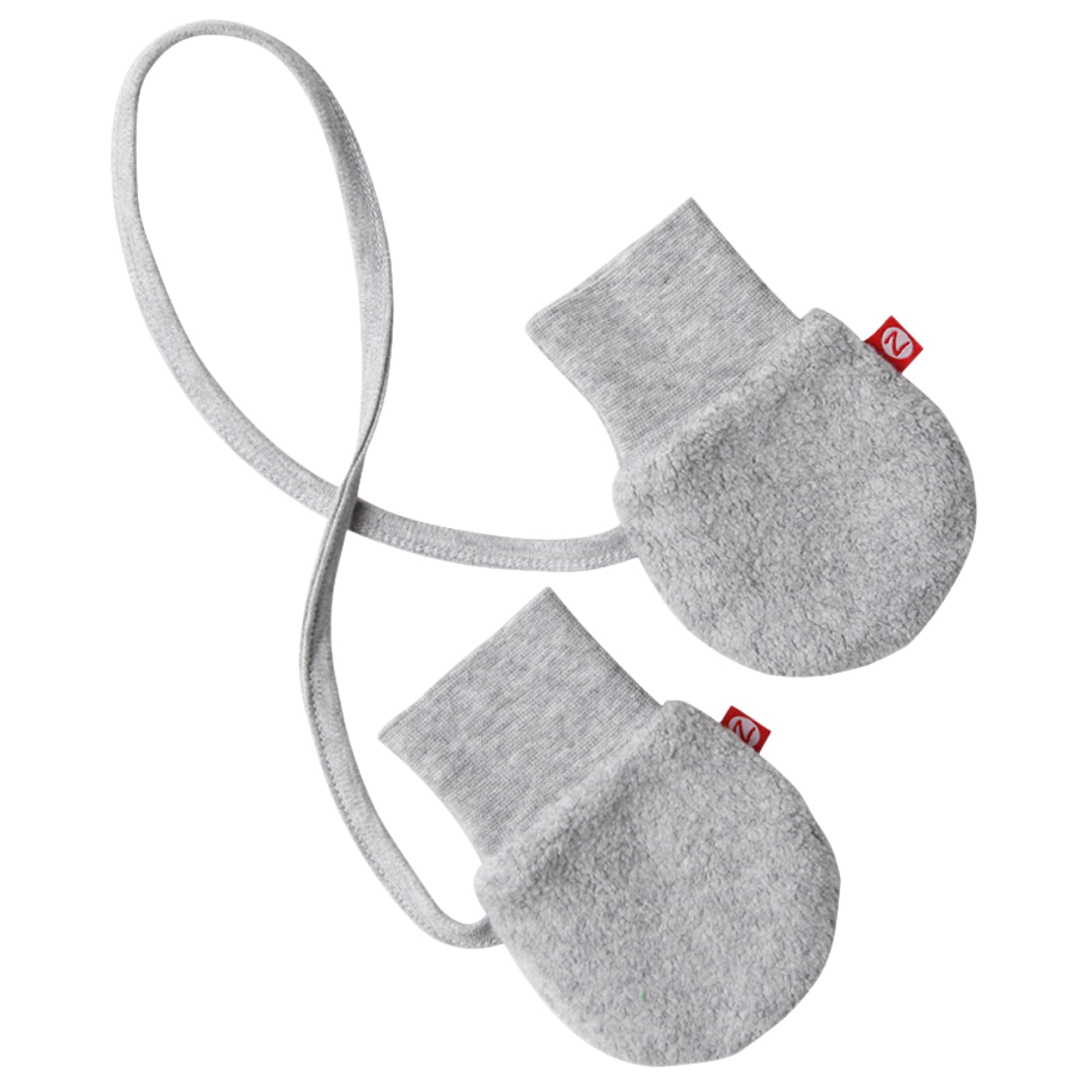 Zutano Fleece Mittens For Babies, Infants, And Newborns, Thumbless Outdoor Winter Baby Gloves, Heather Gray