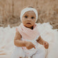 Kishu Baby Indi Infinity Scarf Bib - Fairtrade Gots Organic Muslin Drool Bib W/Snap