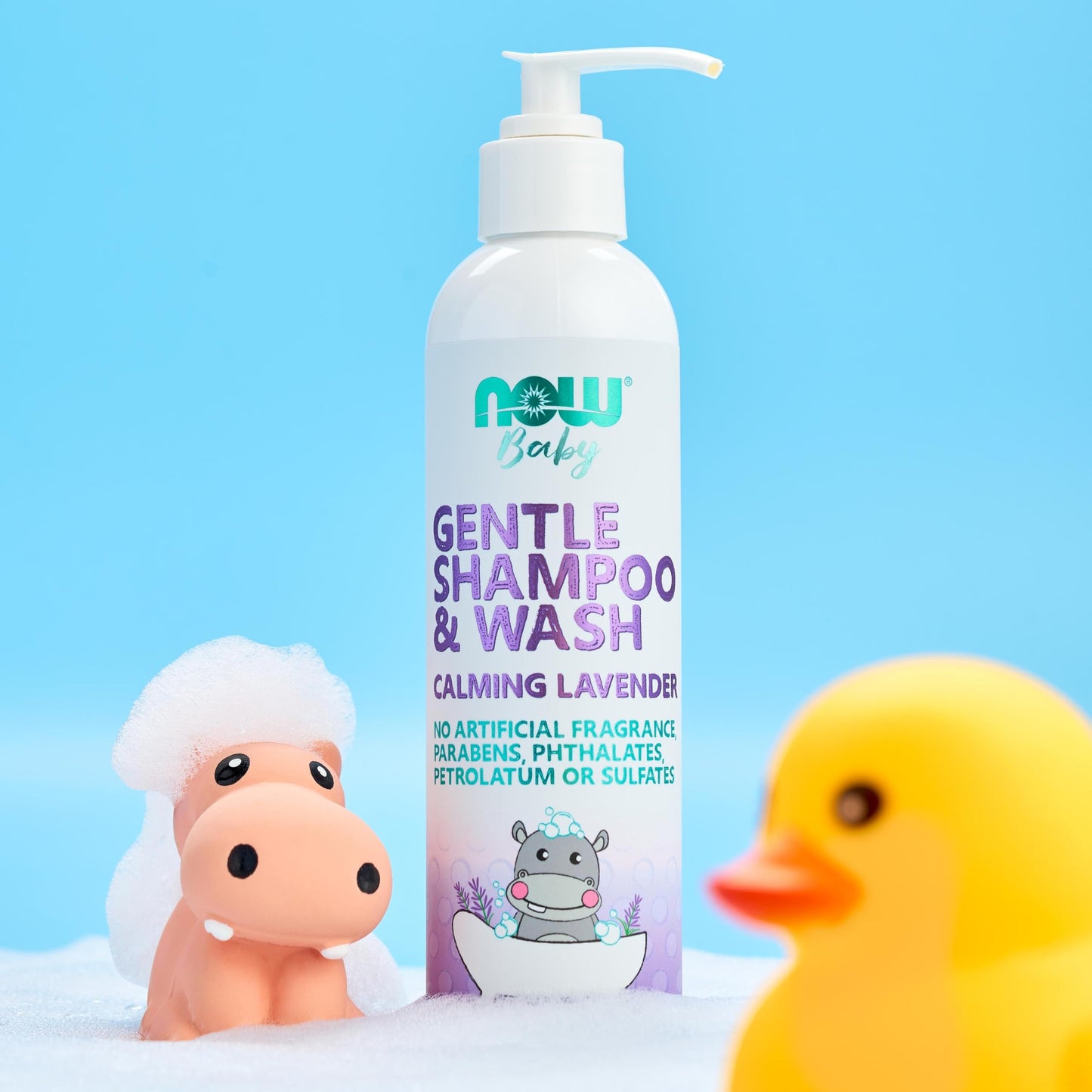 Now Foods Baby, Gentle Shampoo And Wash, Calming Lavender, Paraben Free, 8 Fluid Ounces