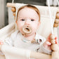 Ryan & Rose Cutie Pat All-In-One Pacifier And Teether Massaging Teething Ring And Hideaway Binky For Growing Babies (Canvas (3 P