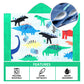 Bangsaur Kids Hooded Bath Beach Towel, 100% Cotton 50'X30' Wrap, Toddlers Girls Boys 3-12 Years Coverup(Dinosaurs)