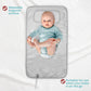 Hamur Home Portable Baby Changing Pad - Waterproof, Foldable & Lightweight Travel Mat - Soft & Machine Washable Diaper Changer -