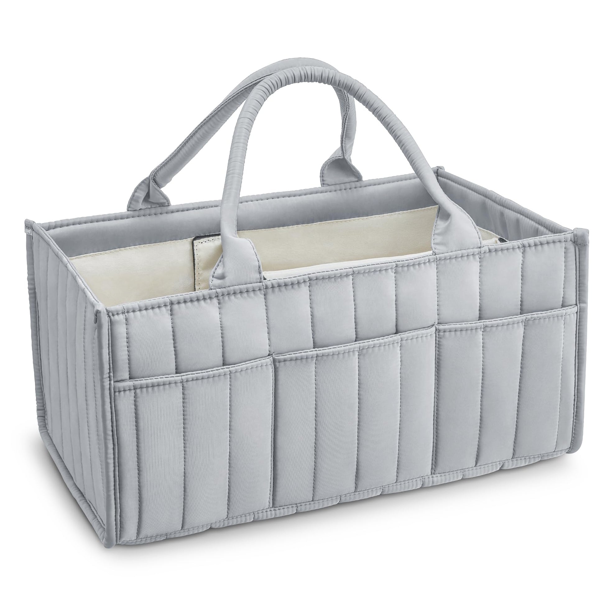 Ankyle Starry Sky Grey Diaper Caddy Organizer With Handles & Removable Dividers,Stylish Baby Diaper Caddy Organizer,Diaper Bag,C
