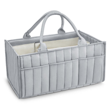 Ankyle Starry Sky Grey Diaper Caddy Organizer With Handles & Removable Dividers,Stylish Baby Diaper Caddy Organizer,Diaper Bag,C
