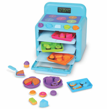 Learning Resources Sorting Sweets Mini Oven - Pretend Play Food, Play Kitchen, Sorting Toy for Kids, Easy-Bake Oven, Gifts for K