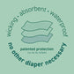 Green Sprouts Pull-Up Reusable Absorbent Swimsuit Diaper-Light Pink Watermelon Stripe-3T