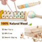 Baby Toys 6-12 Months Montessori Toys for Babies 6-12-18 Months,Wooden Stacking Building Blocks,Infant Teething Toys Sensory Bal