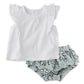 Honestbaby Multipack Short Romper Sets And Dresses 100% Organic Cotton For Infant Baby And Toddler Boys, Girls, Unisex, Zebra Ca
