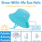 Jan & Jul Summer Kids Bucket Hat With Strings, Foldable, Aqua-Dry (Xl: 5-12 Years, Navy)