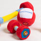 WOD Toys Baby Fitness Plush Set with Rattles & Sensory Sounds - Safe, Durable Fitness Toys for Newborns, Infants and Babies 0+