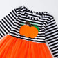 Jeinxcn Halloween Toddler Baby Girl Santa Printed Tutu Dress Long Sleeve Striped Skirt Outfits Clothes With Headband