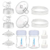 Maymom Pump Parts Work With Spectra S2 Spectra S1, 19Mm Flange Valve Tube Bottle Backflow Protector, Not Original Spectra S2 Acc