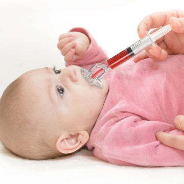 Baby Medicine Syringe Pacifier For Oral Feeding, Liquid Baby Medicine Dispenser, Newborn & Infant Pacifier Medicine Dispenser, B