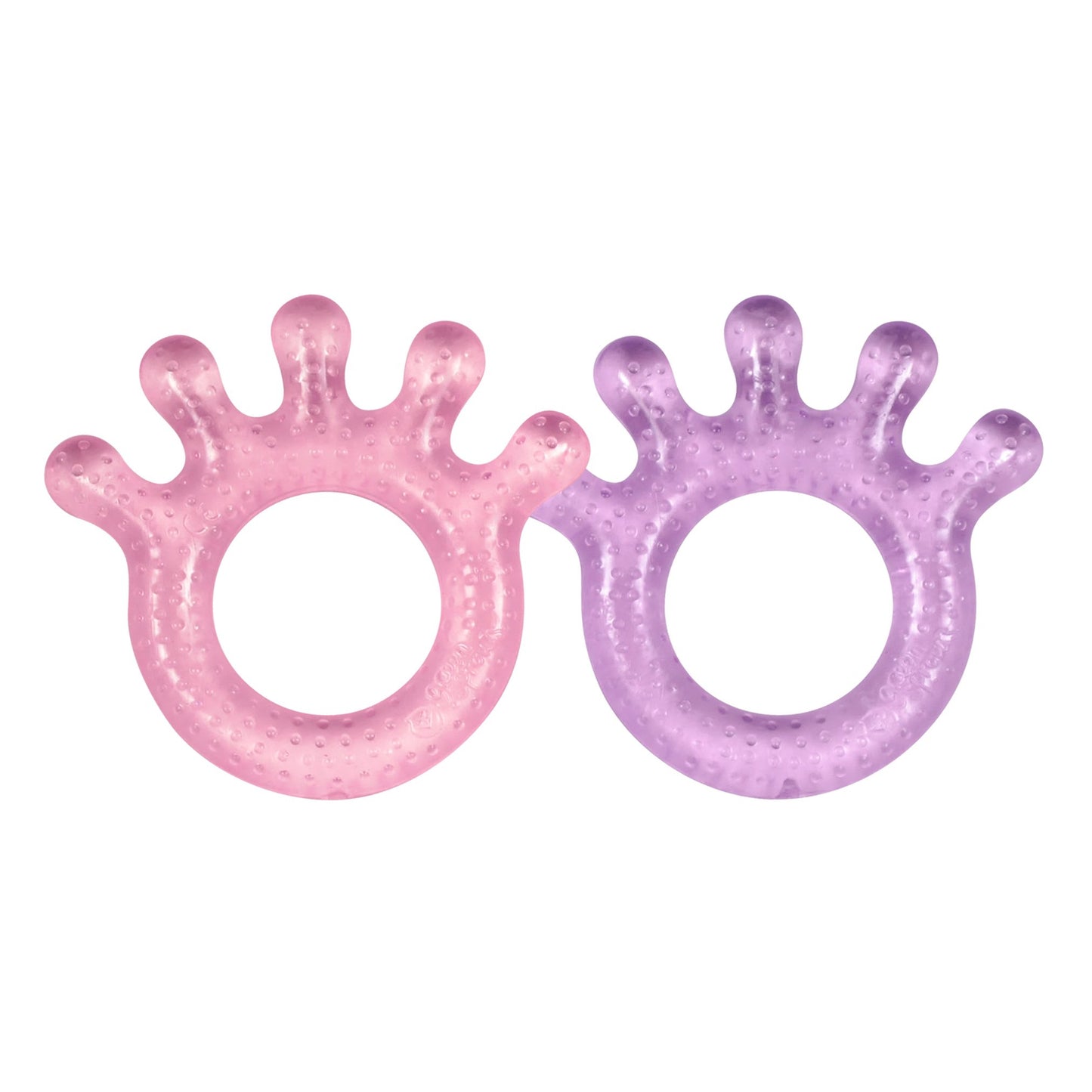green sprouts Cooling Teether (2 Pack), Pink Set, 3 Months+