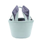 Lxitol Easter Baskets Easter Bunny Ears Bags - Easter Egg Bunny Bucket For Kids (Blue)