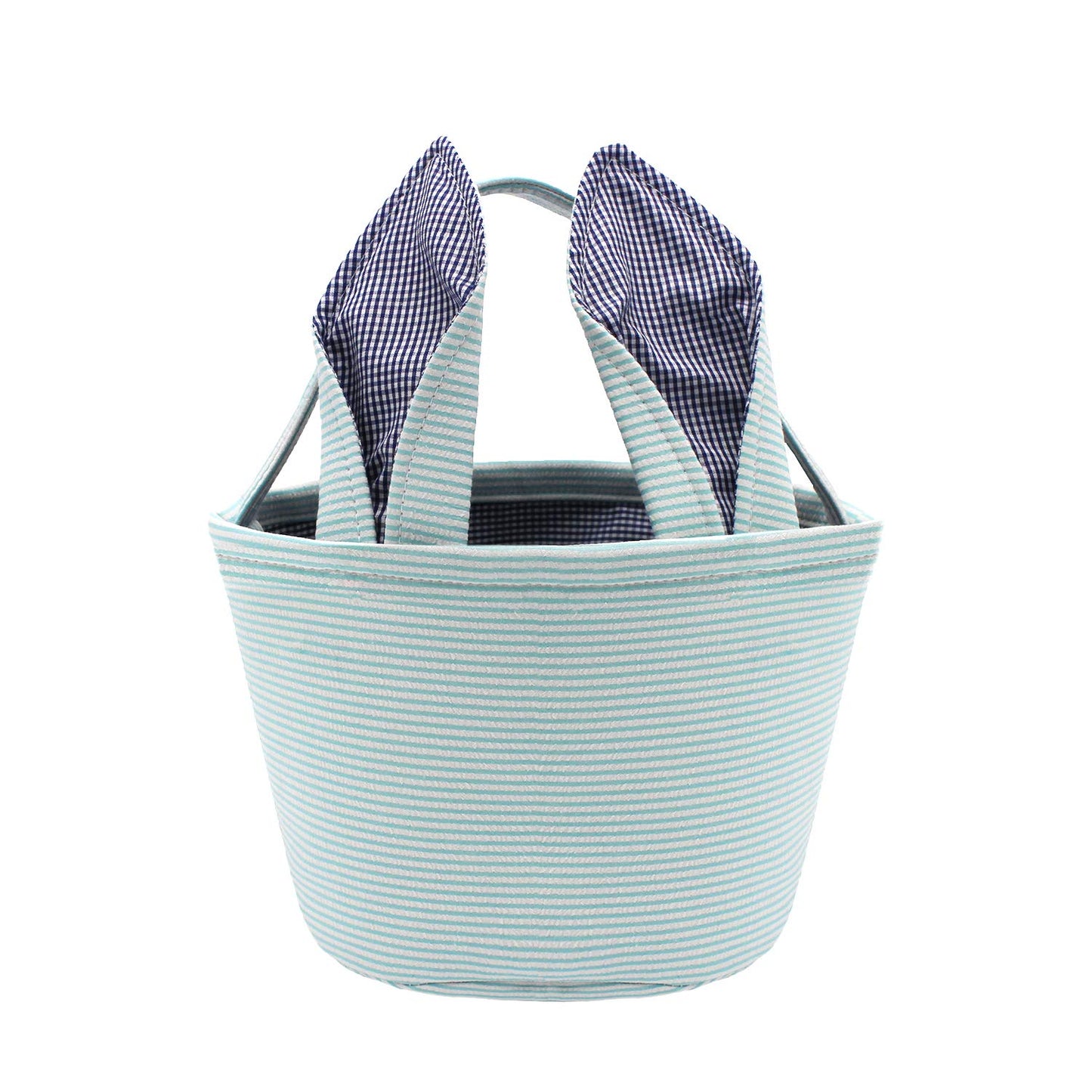 Lxitol Easter Baskets Easter Bunny Ears Bags - Easter Egg Bunny Bucket For Kids (Blue)