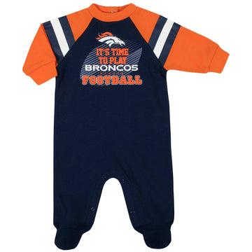 Gerber Unisex Baby Baby Boys Nfl Footed Sleep And Play, Team Color, 0-3 Months