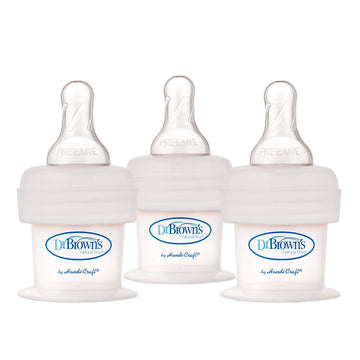 Dr. Browns First Feeder Bottle with Preemie Nipple - 15cc - 3pk