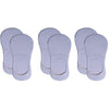 Queery White Unisex Anti Slip No Show Cotton Loafer Socks With Anti Slip Silicon Grip (Pack Of 3)