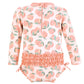 Hudson Baby Baby Girl'S Toddler Swimsuit, Pink Peach