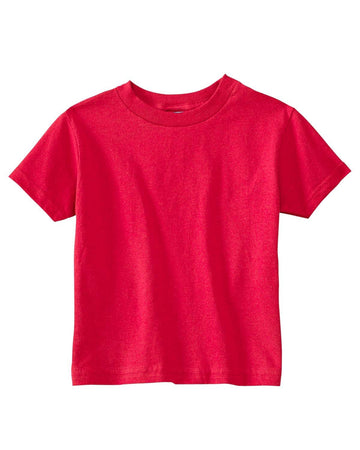 Rabbit Skins Toddler'S 5.5 Oz. Jersey Short-Sleeve T-Shirt, 3T, Red