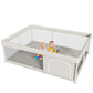 Hiaksedt Large Baby Playpen 65X50 Inch, Playpen For Babies And Toddlers, Sturdy Safety Play Yard For Indoor & Outdoor With Zippe