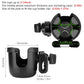 Suranew Universal Stroller Cup Holder, Adjustable Drink Holder With Phone Holder For Baby Stroller, Wheelchair, Walker, Bike, Sc