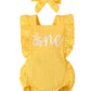 Shalofer Baby Girl First Birthday Outfit Bee 1St Birthday Bodysuit With Headband(Yellow-Bee, 6-12 Months)
